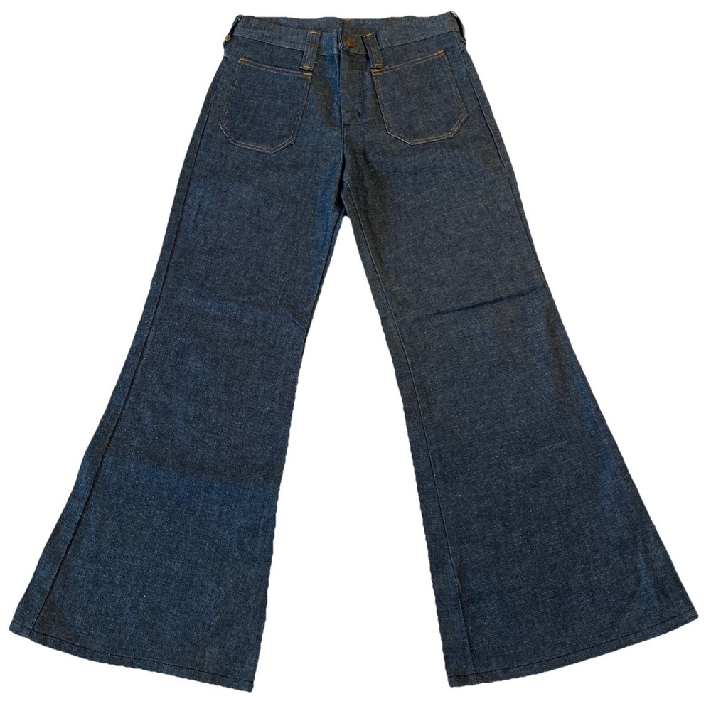 Wrangler Jeans Boys Size 18 28x29 Kids Boho Flare 4 Square Pockets 1970's NWOT